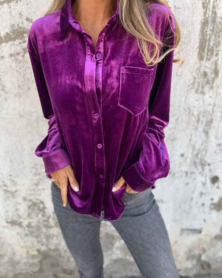 Arinka - Elegant Long Sleeve Shirt