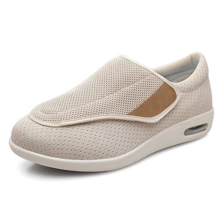 Isolenna - Mesh Shoes With Wide Strap and Thick Sole