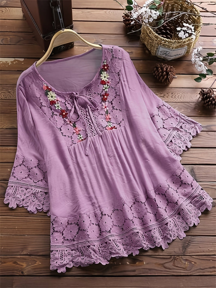 Esmeralda - Elegance Lace Blouse