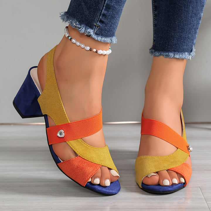 Josien - Comfortable Elastic Strap Sandal
