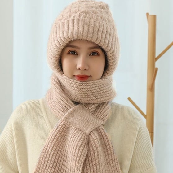 Abelina – Integrated Hearing Protection Windproof Hat Scarf