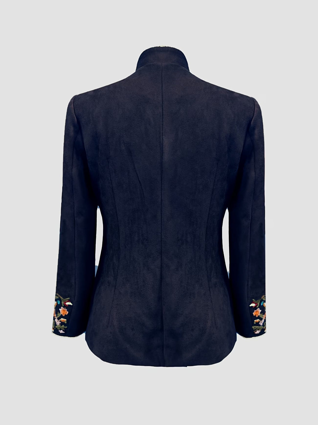 Anisaa - Elegant Jacket With Stand Collar