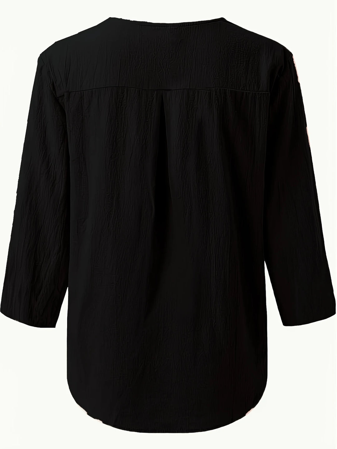 Mykaela - Casual Cotton And Linen Blouse