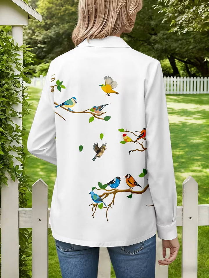 Clarella - Long Sleeve Printed Shirt
