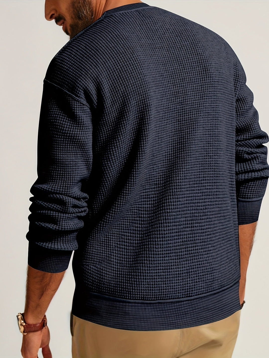 Renaud - Waffle Long Sleeve Shirt