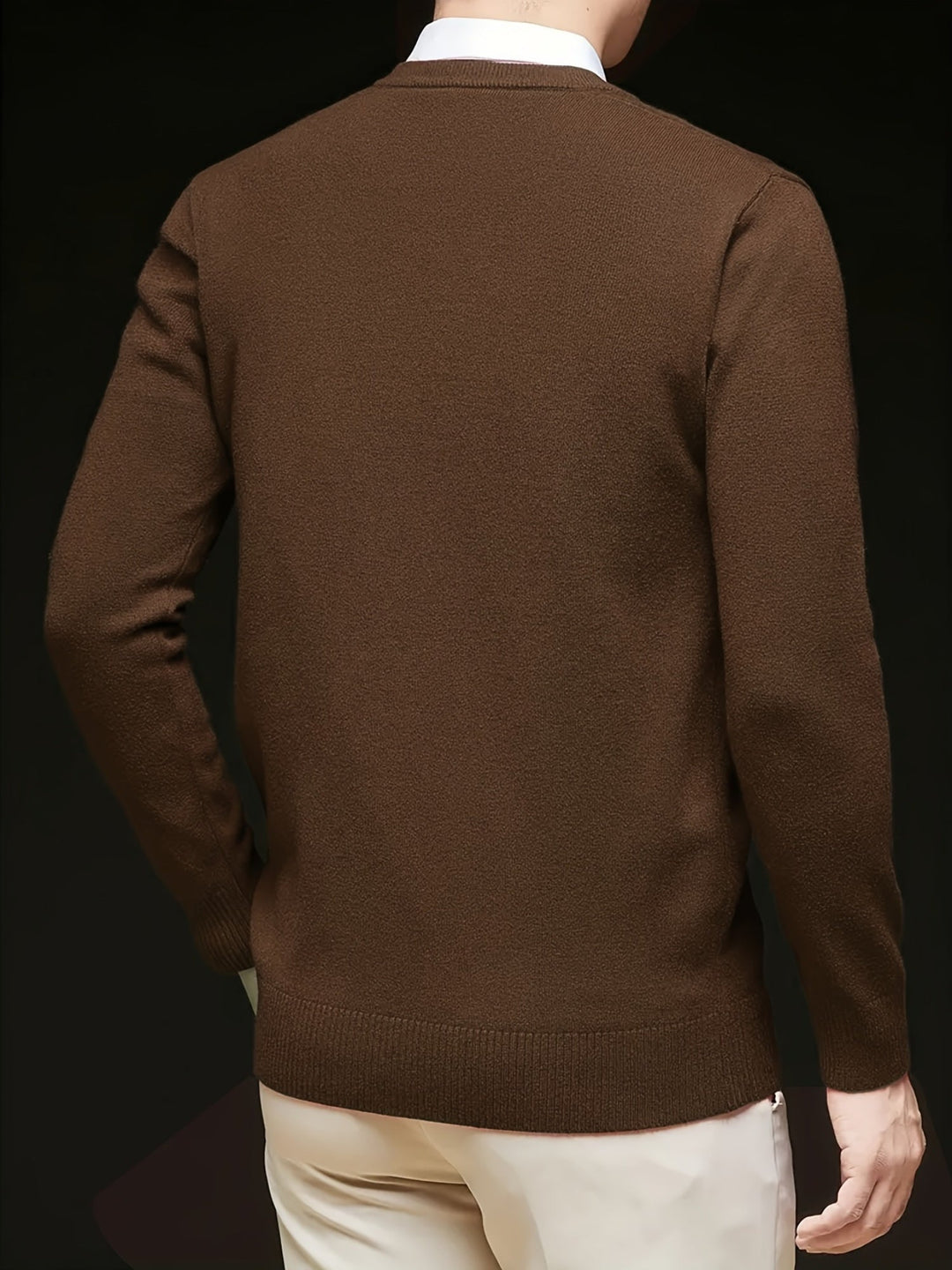 Viterax - Cross Border V-Neck Knitted Sweater