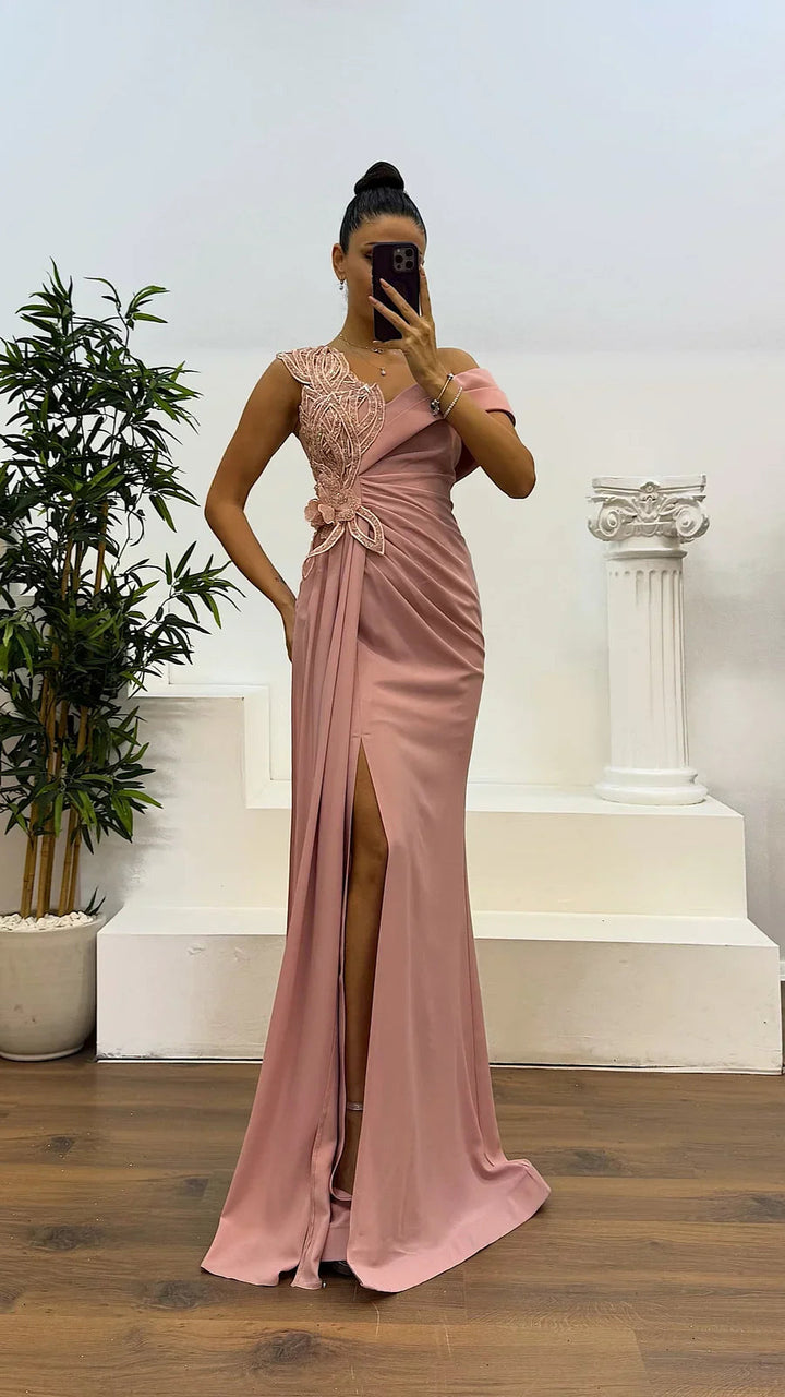 Kamarya - Breathable Pleated Evening Dress