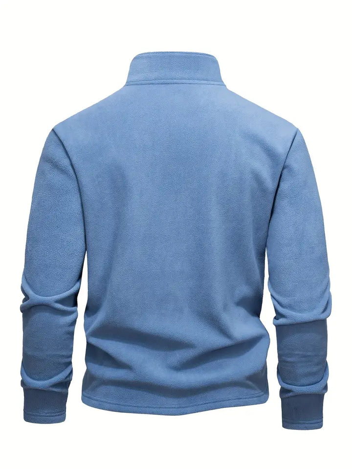 Lamar - Long Sleeve Sweatshirt With Half Zipper