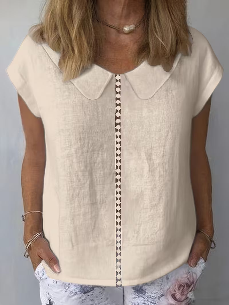 Avielle - Short Sleeve Top With Cutout Front