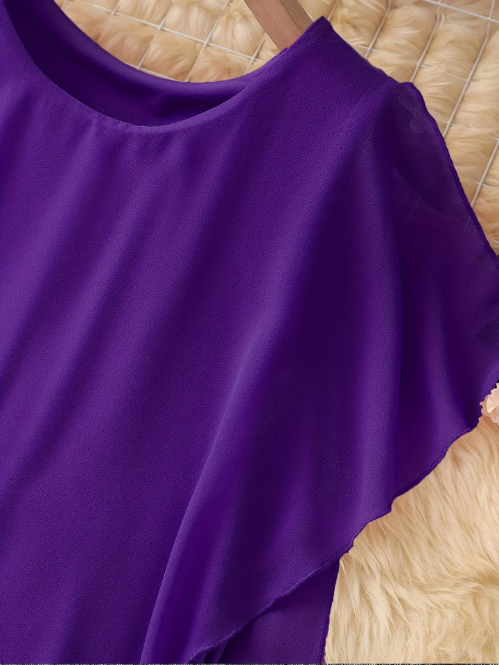 Maren - Elegant Midi Dress With Sleeveless