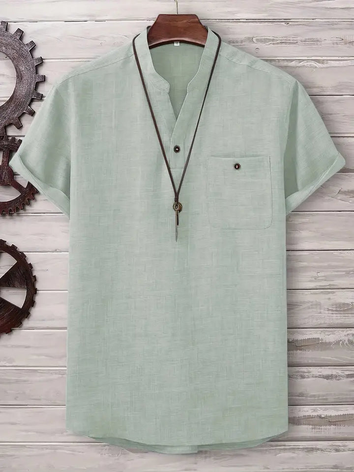 Kieth - Short Sleeve Shirt With Front Pocket