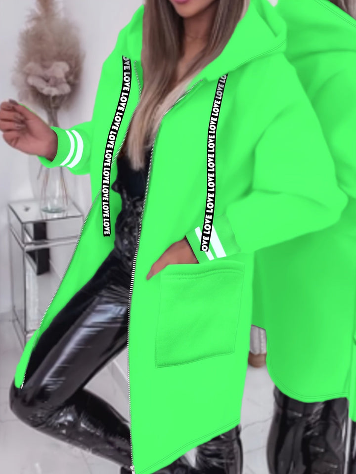 Nicola - Long Sleeve Jacket With Side Pockets