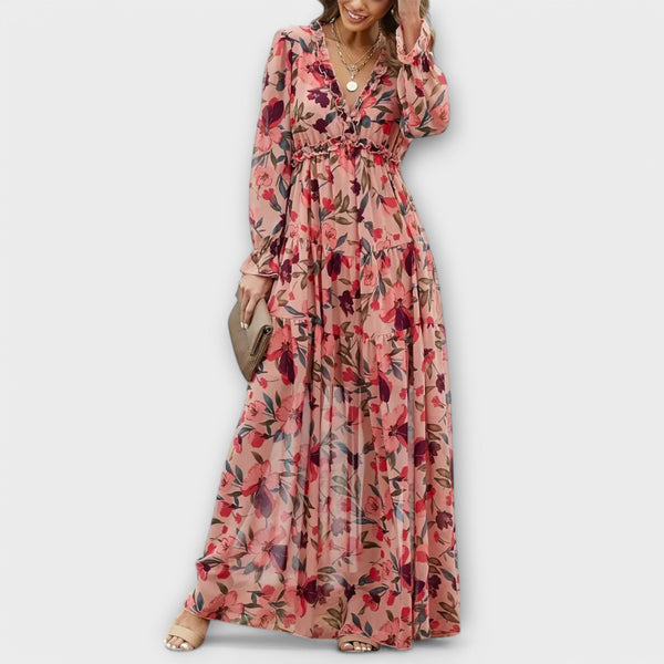 Vanna - Elegant Long Sleeve Dress