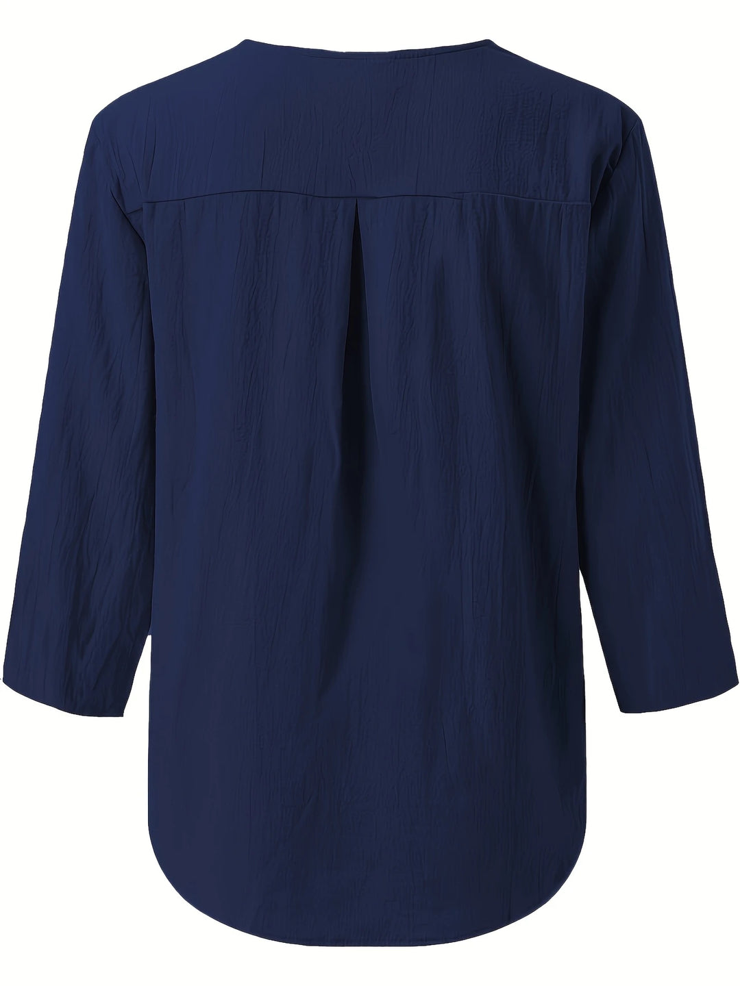 Mykaela - Casual Cotton And Linen Blouse