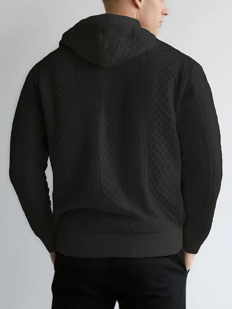 Karah - Long Sleeve Knitted Hoodie