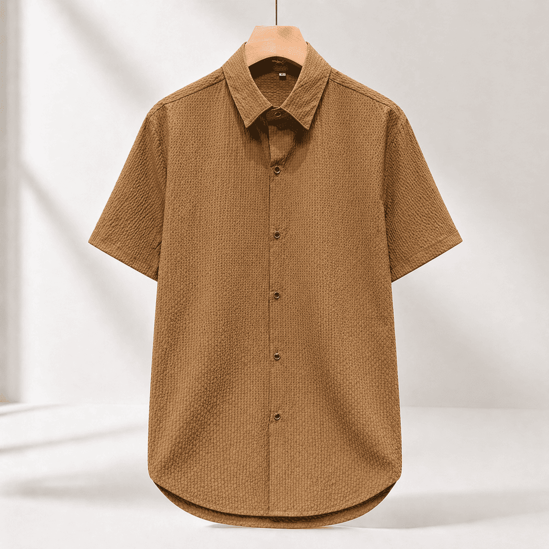 Filipe - Short Sleeve Textured Shirt
