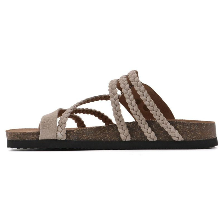 Danutza - Braided Cork Sandals