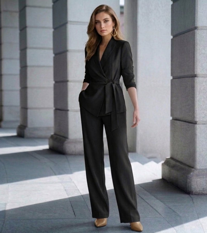 Asya - Elegant Casual Two-Piece Suit