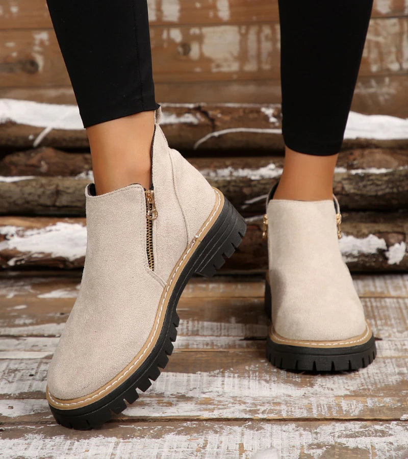 Idalisora - Orthopedic Side Zipper Boot