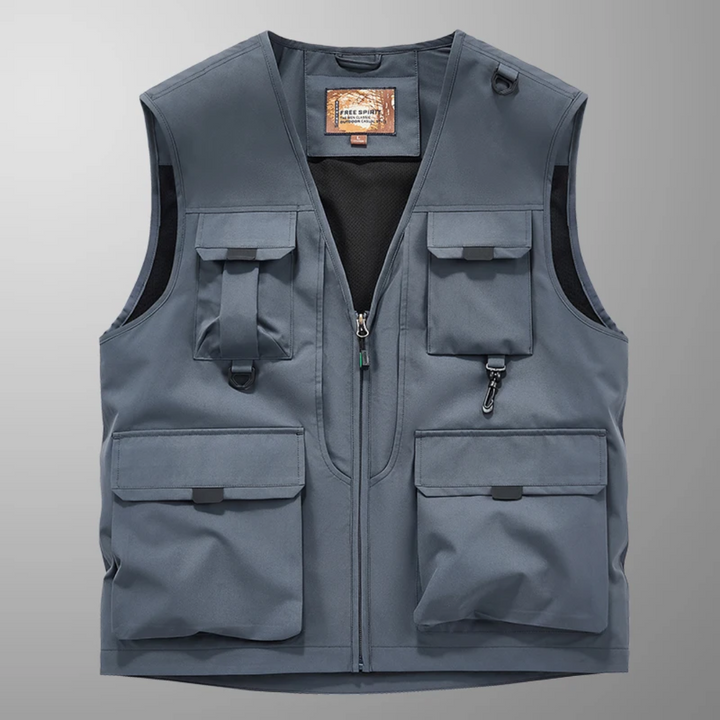 Mose - Breathable Multi Pocket Cargo Vest