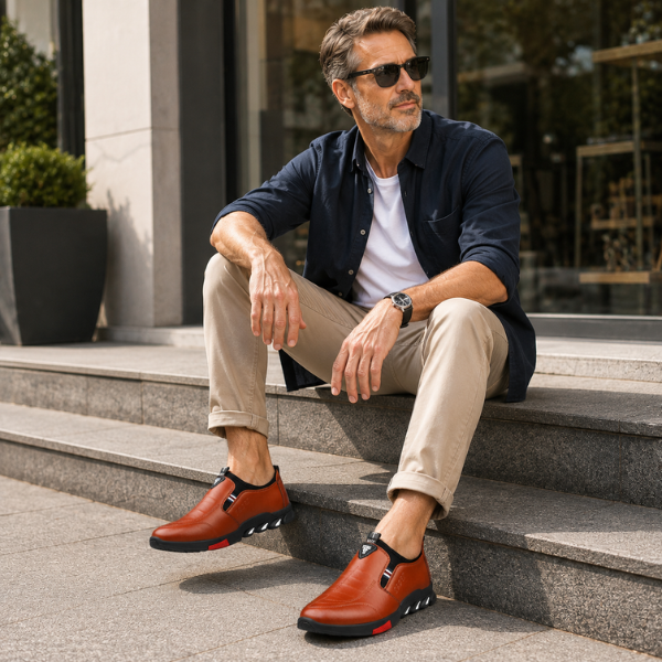 Raffan - Elegant Slip On Leather Shoes