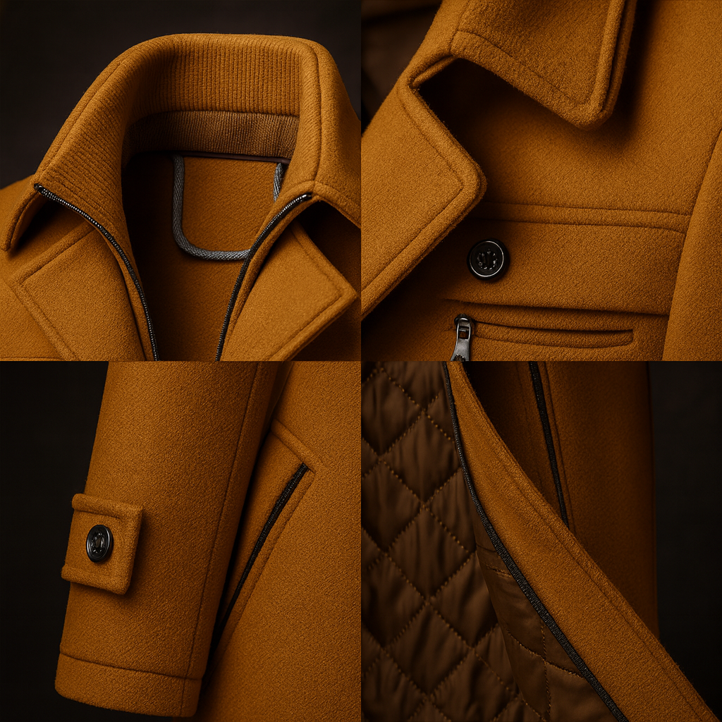 Dorer - Button Up Wool Coat