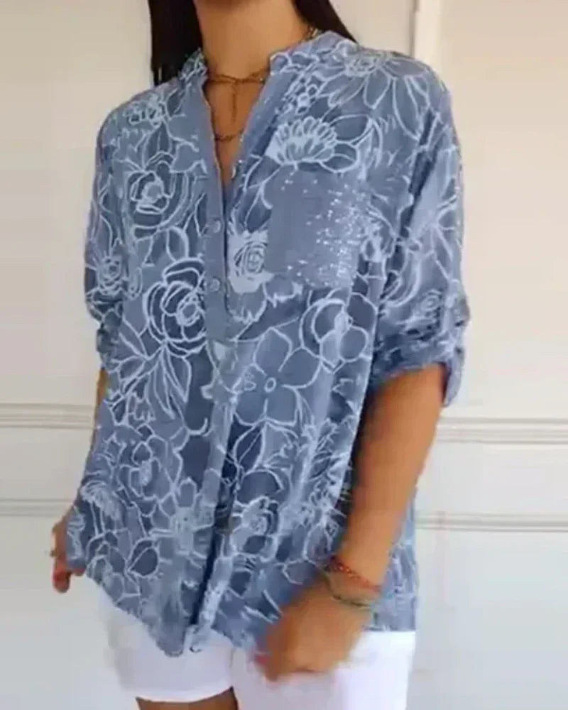 Narese - Floral Blouse