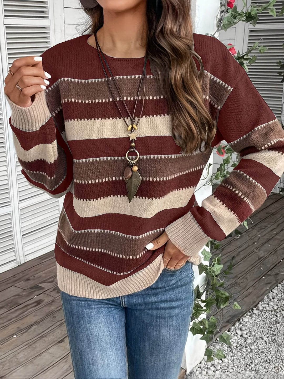 Loviyuza - Long Sleeve Knitted Sweater