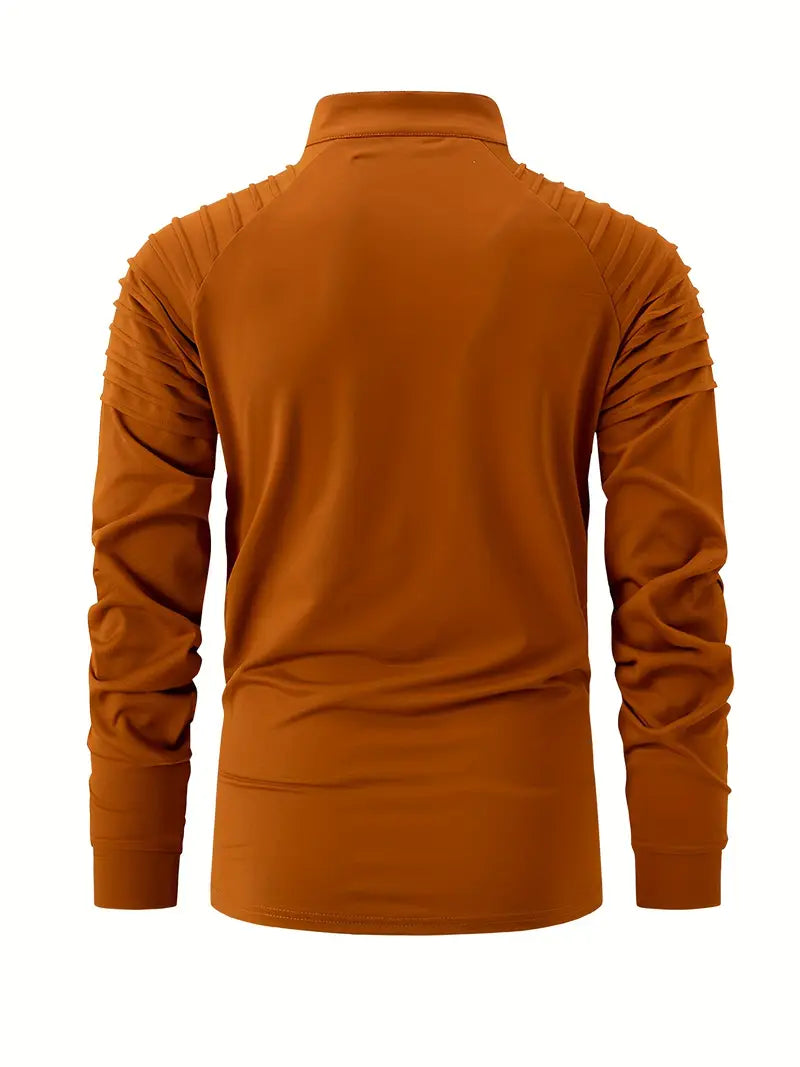 Linwood  - Long Sleeve Polo Shirt With Zipper