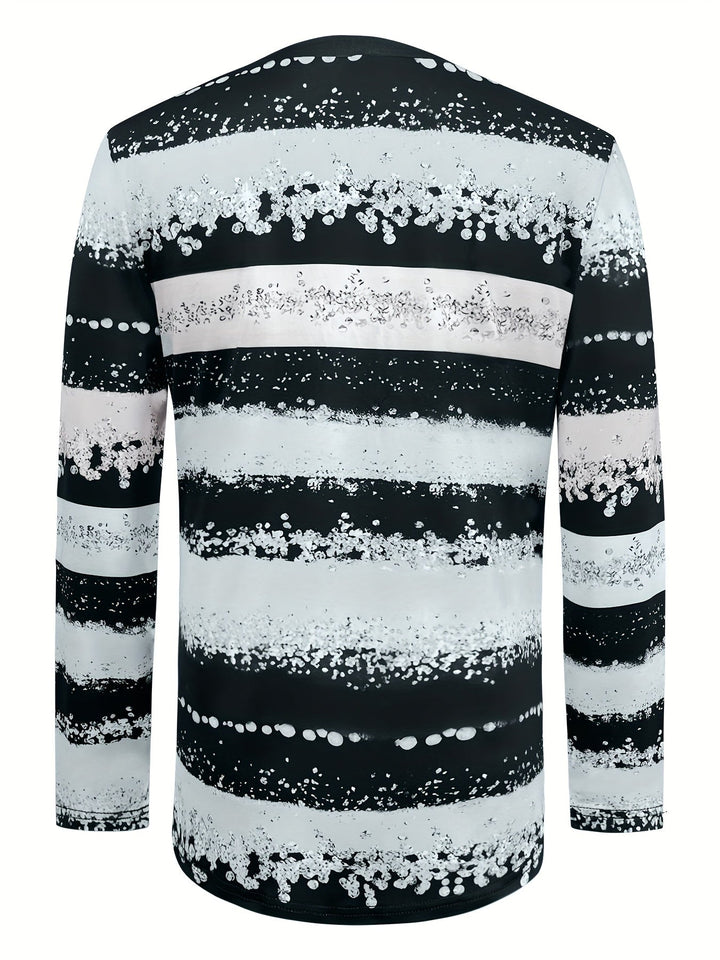 Samora - Casual Long Sleeve Striped Shirt