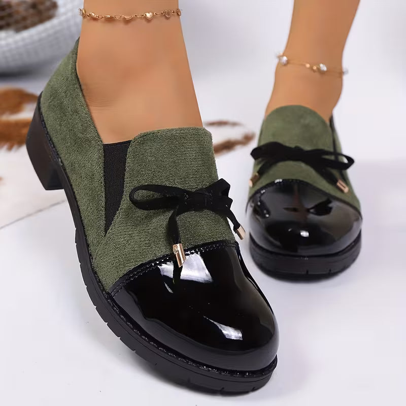 Saskana - Loafers With Bow and Glossy Toe Cap