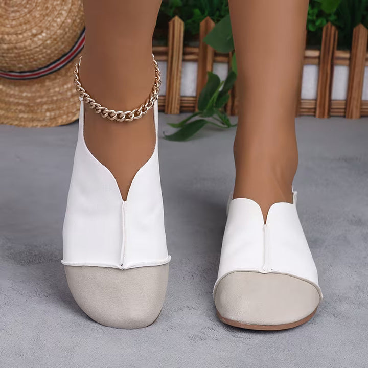 Bethan - Flexible Foldable Square Toe Flat Shoes