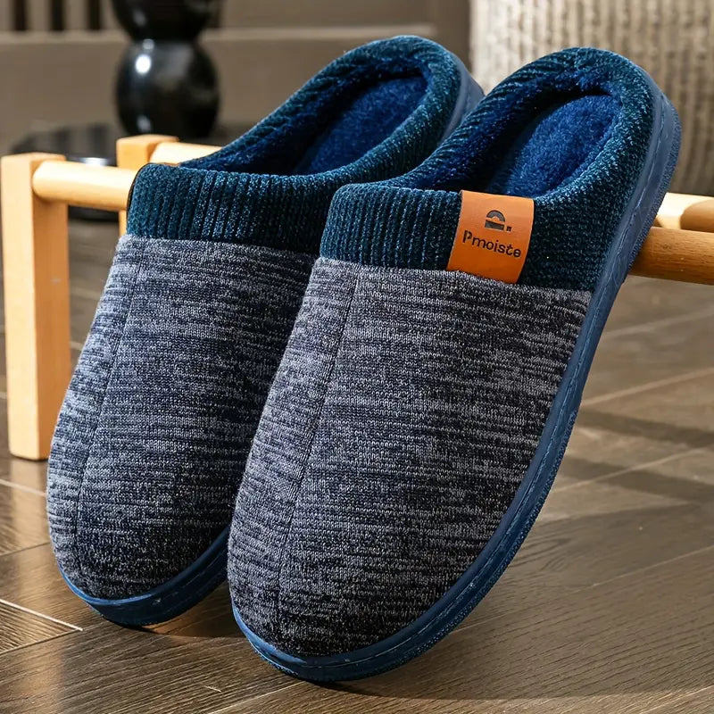Lycett - Fleece Lined Non Slip Slippers