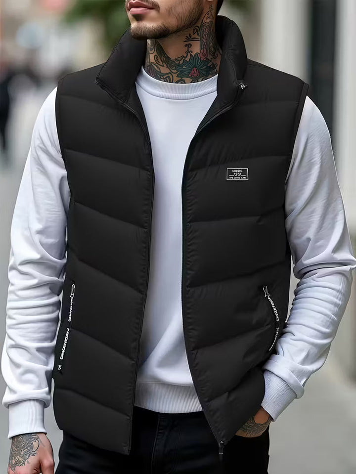 Amaury - Casual Zip-Up Puffer Vest