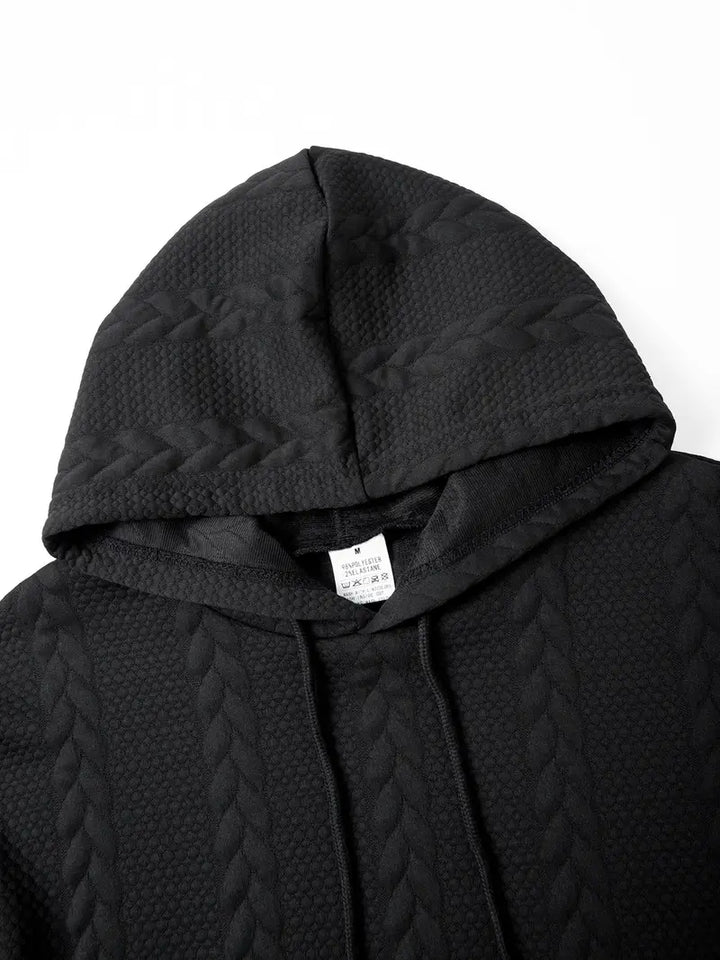 Connolly - Casual Knitted Hooded Sweater With Front Pocket