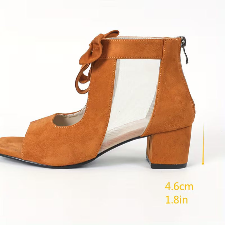 Thamali - Mesh High Heel Chunky Shoes