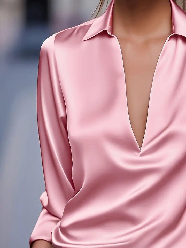 Lianyandra - Premium V-Neck Blouse