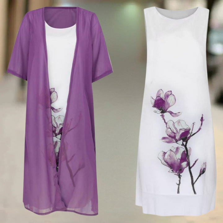 Nasira - Roud Neck Long Cotton Dress