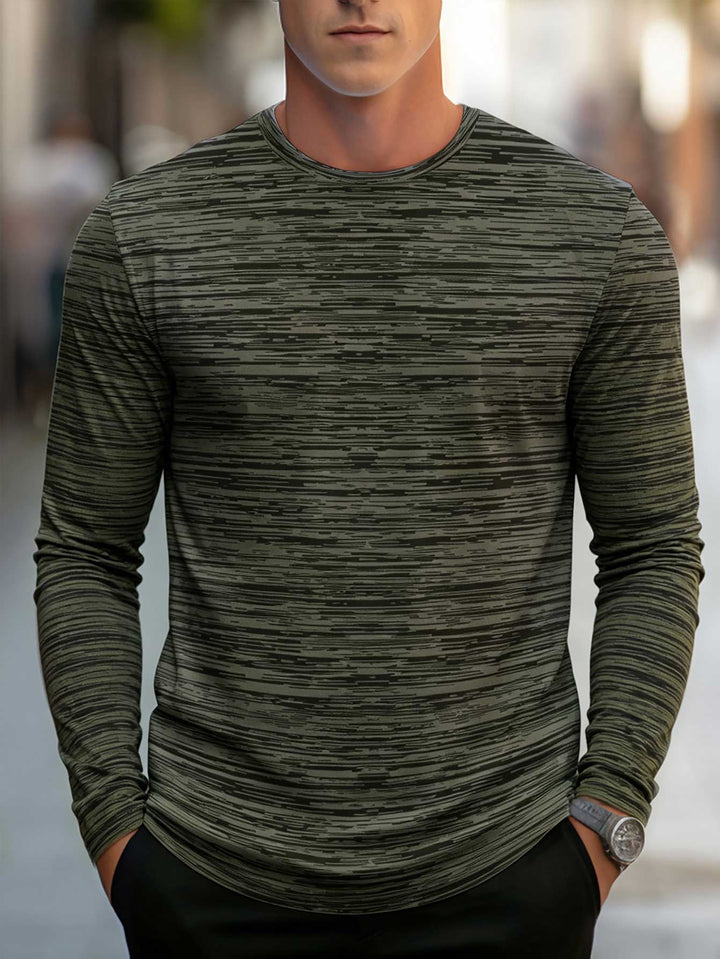 Alir - Casual Long Sleeve Shirt With Striped