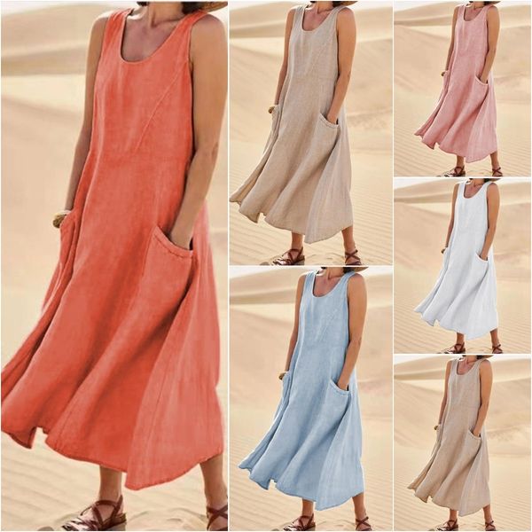 Pinkky - Sleeveless Cotton Dress