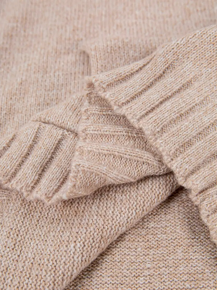 Natala - Knitted Sweater With Kangaroo Pocket