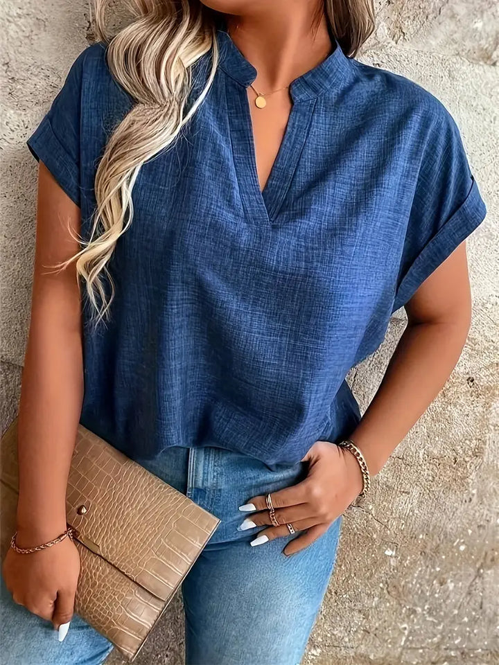 Rosabelle - Casual V Neck Blouse