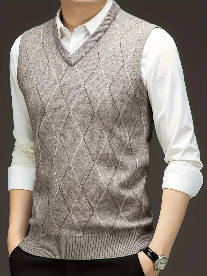 Yannick - Slim Fit Sleeveless Sweater
