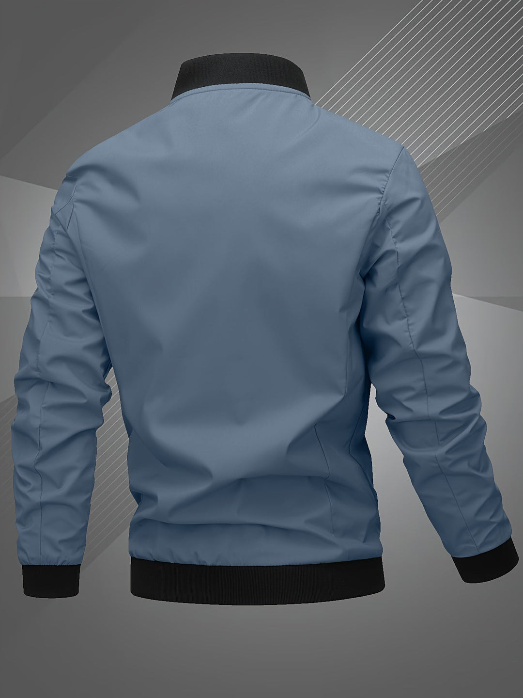 Hammond - Casual Long Sleeve Bomber Jacket