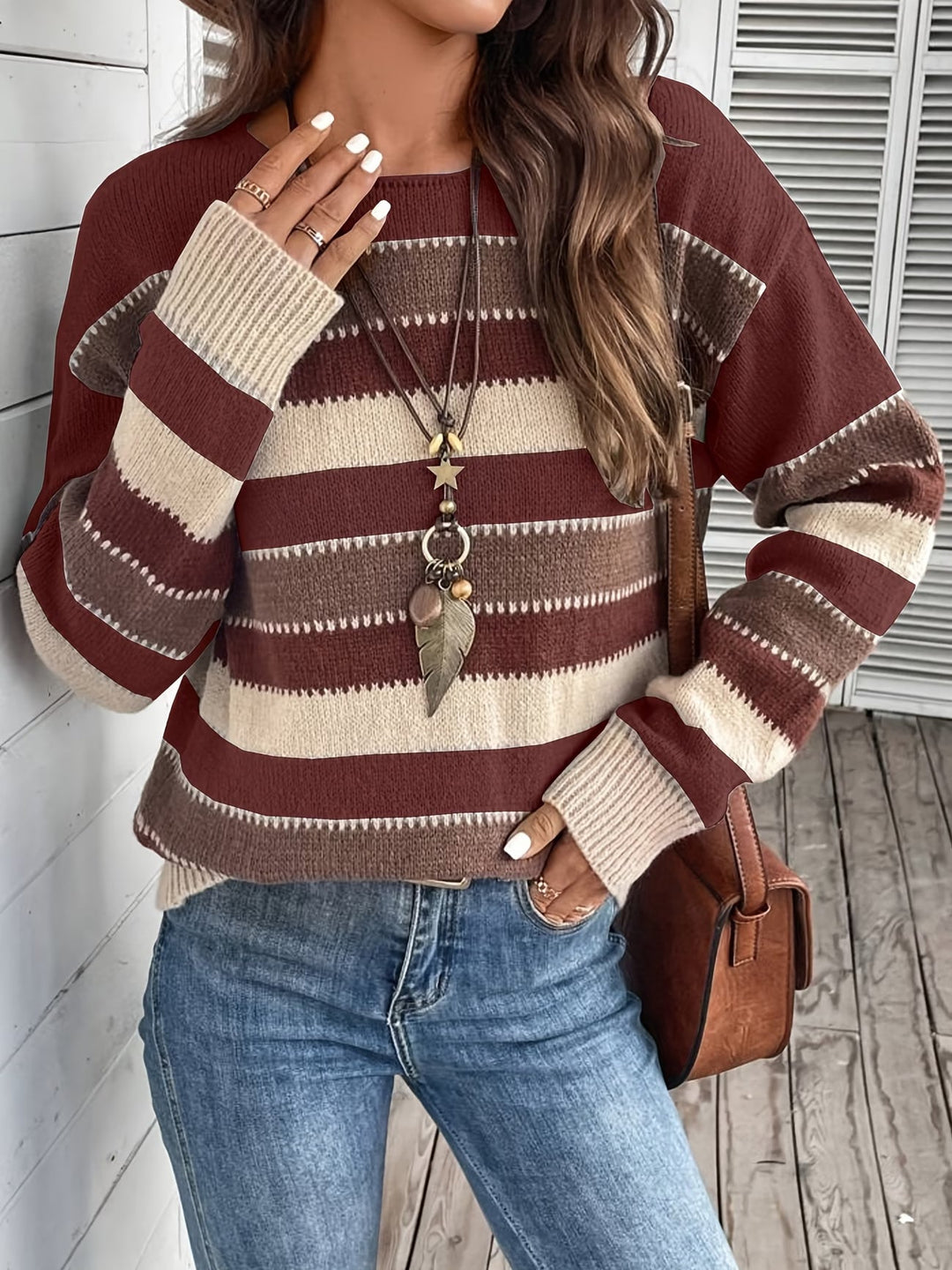 Loviyuza - Long Sleeve Knitted Sweater