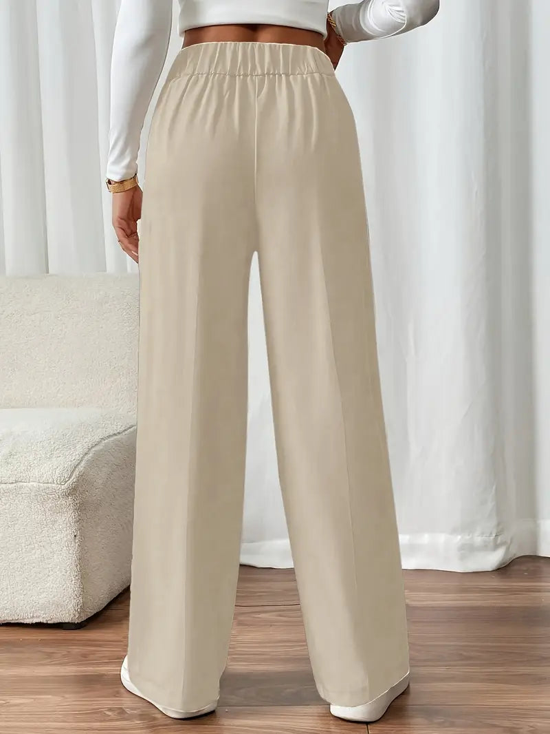 Orvella - Comfortable Wide Leg Pant With Pockets