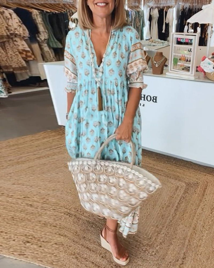 Nailya - Casual Printed Dress