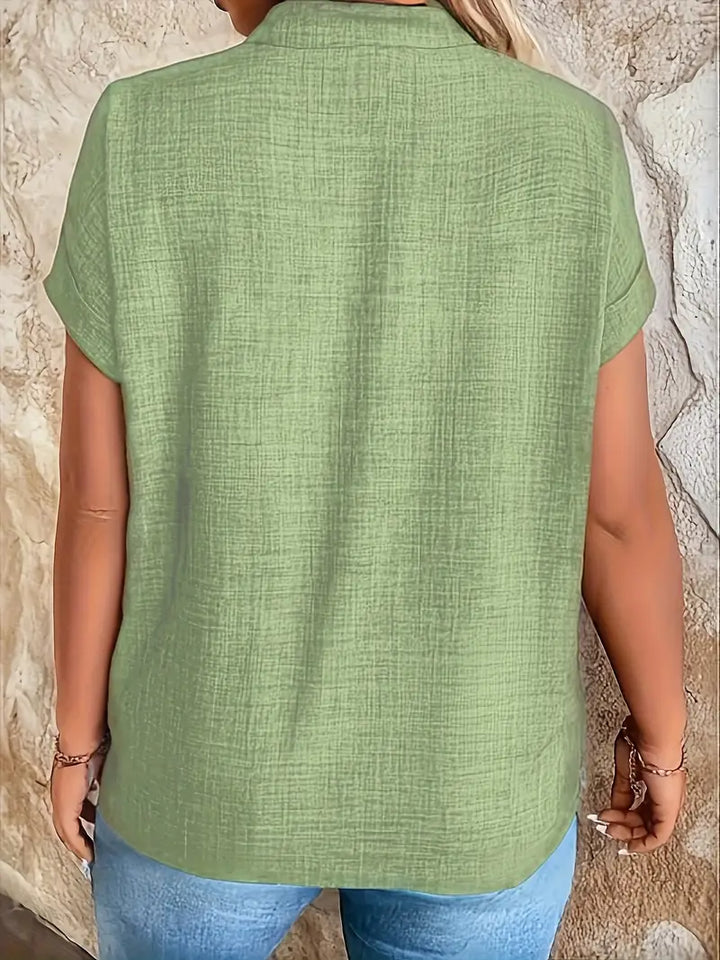 Rosabelle - Casual V Neck Blouse