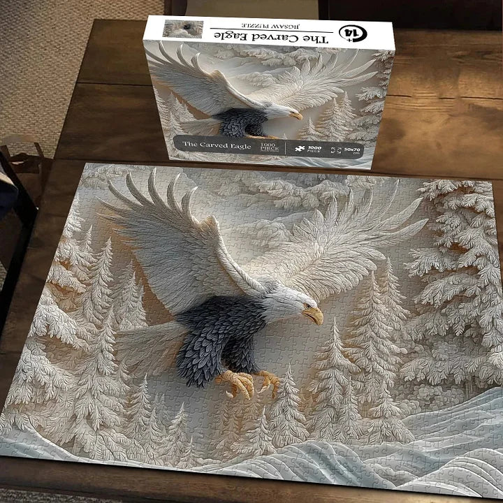 TalonCraft - Carved Eagle Puzzle Home Decor