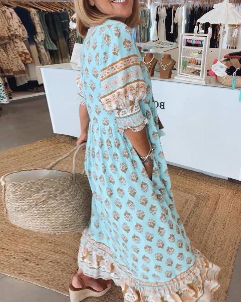 Nailya - Casual Printed Dress